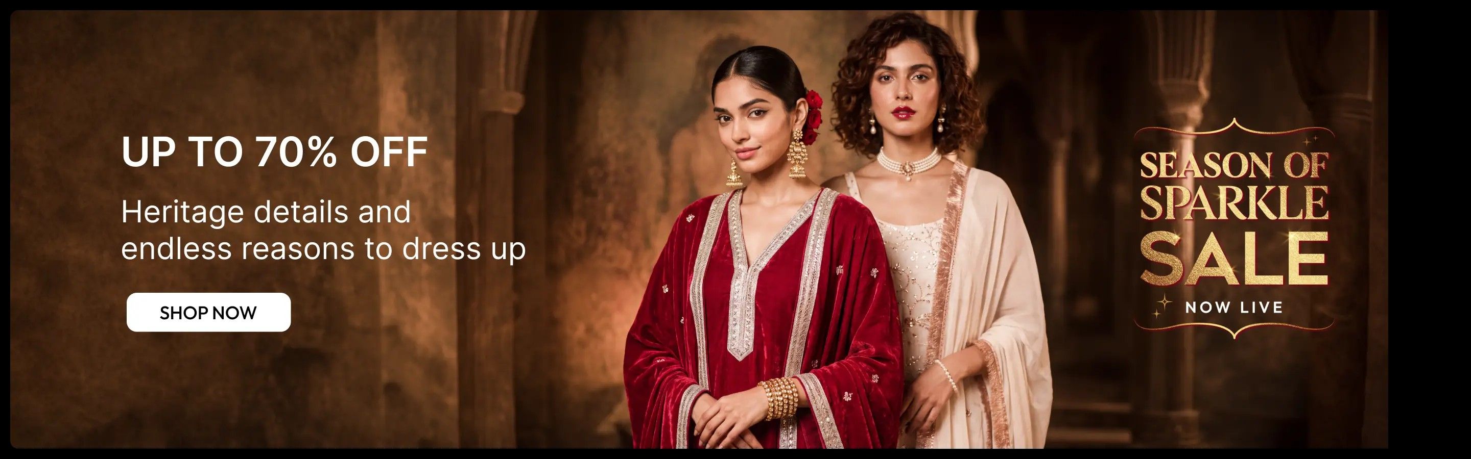 Tata Cliq Season of Sparkle Sale Upto 70% Off