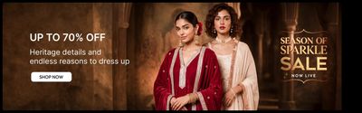 Tata Cliq Season of Sparkle Sale Upto 70% Off