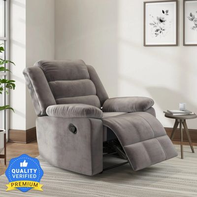 Nilkamal Sierra 1 Seater Fabric Manual Recliner (Finish Color - C...more
