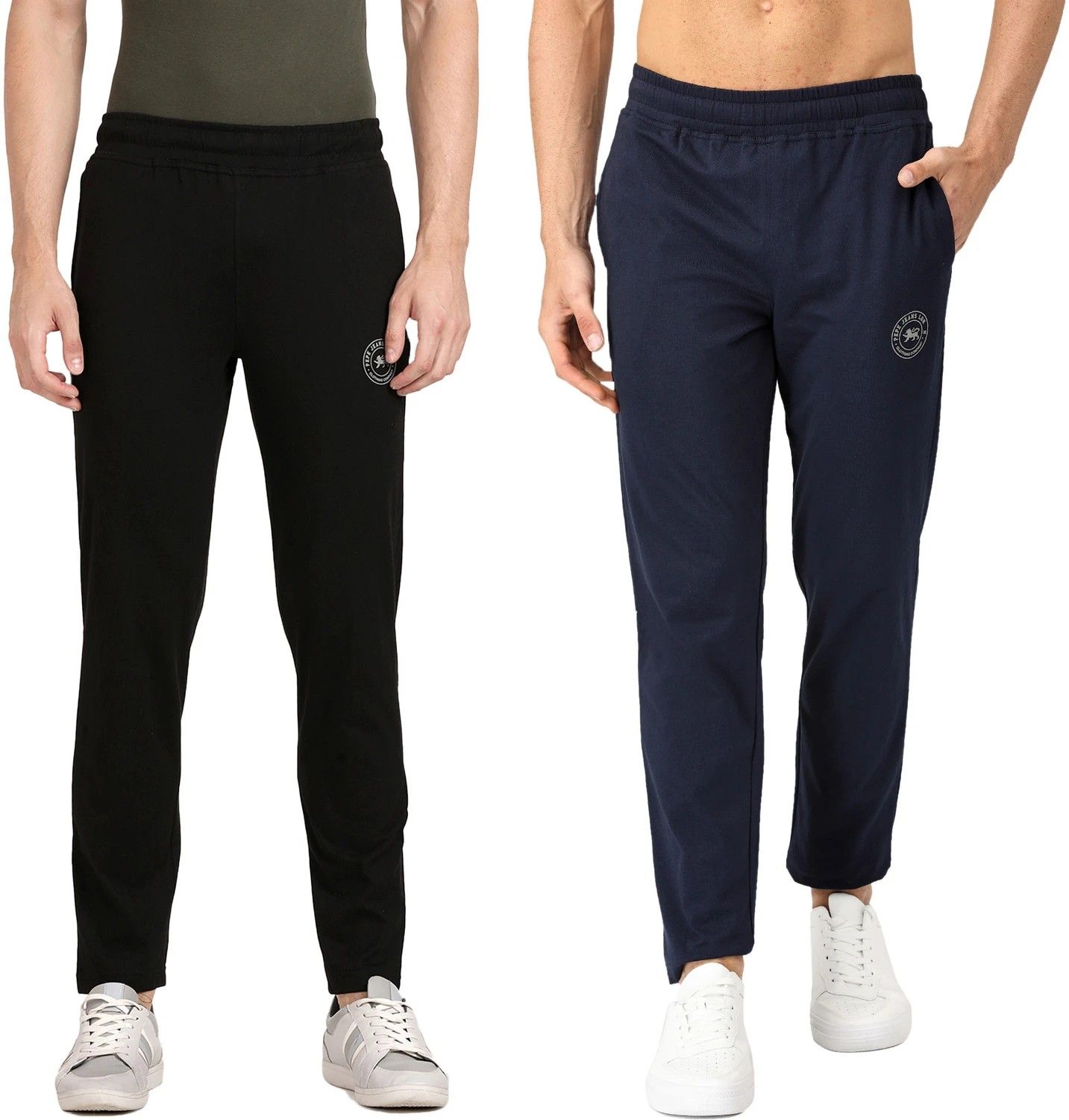 Pepe Jeans Pack of 2 Men Solid Multicolor Track Pants