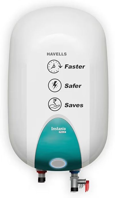 Havells Instanio Prime 25 Litre Storage Water Heater (Geyser) |Temp. Sensing Color Changing LED Indicator