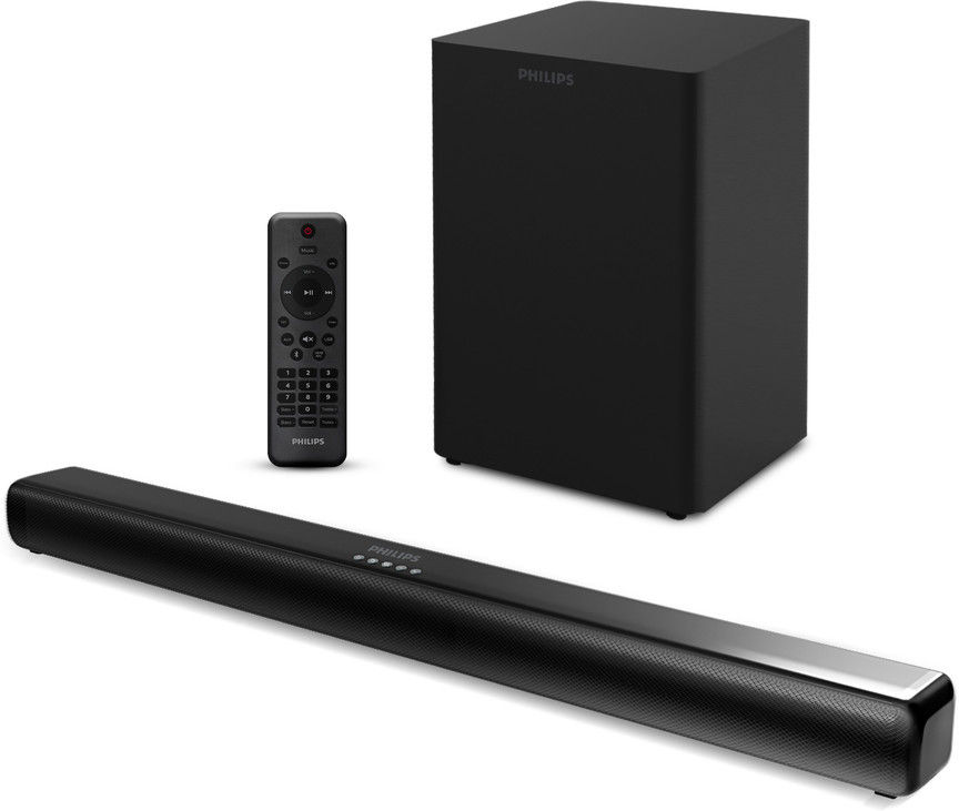 PHILIPS TAB4230/94 Dolby Digital 300 W Bluetooth Soundbar (Black, 2.1 Channel)