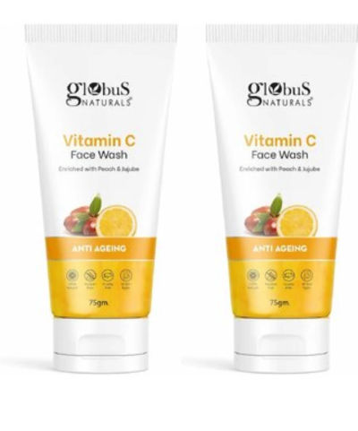 Set of 2 vitamin C facewash(75gm each) with peach & jujube
