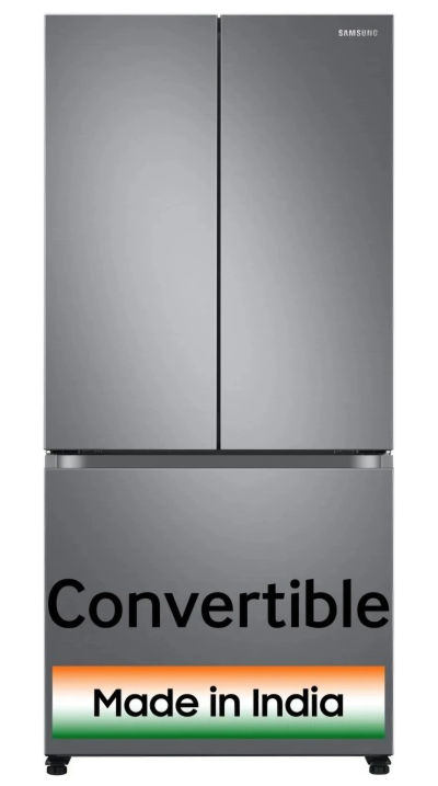 Samsung 550 L Frost Free french door (3 door) Side by Side Convertible Refrigerator with Digital Inverter