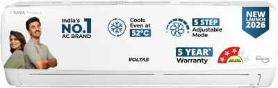 Voltas 2026 Model 2 Ton 3 Star Split Inverter AC (243INV CAL(4504...more
