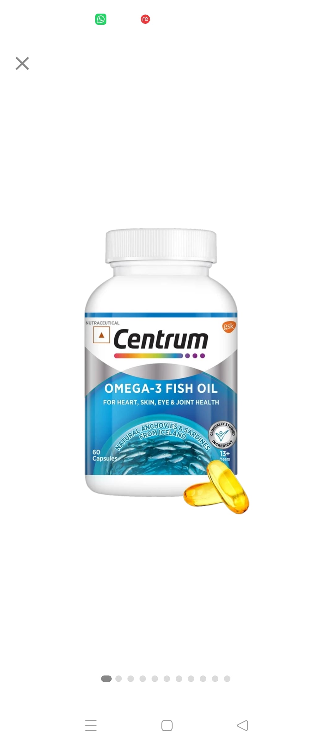 Flipkart | Omega 3 Fish oil at 400 | Free shipping