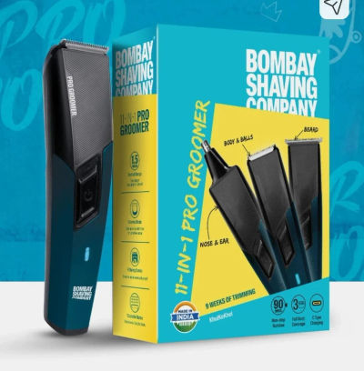 BOMBAY SHAVING COMPANY 11-in-1 Pro Groomer 90-Minute Runtime