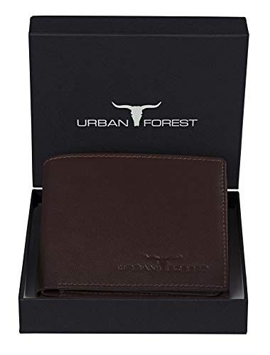 URBAN FOREST Dakota Brown Leather Wallet for Men