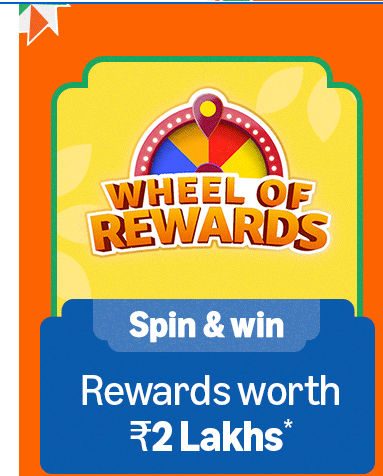 Freedom sale WHEEL OF REWARDS Spin & win Rewards worth 2 Lakhs*
