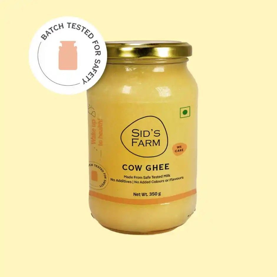 Zepto - Sid's Farm Cow Ghee | Pure & Authentic 1 pack (350 g)