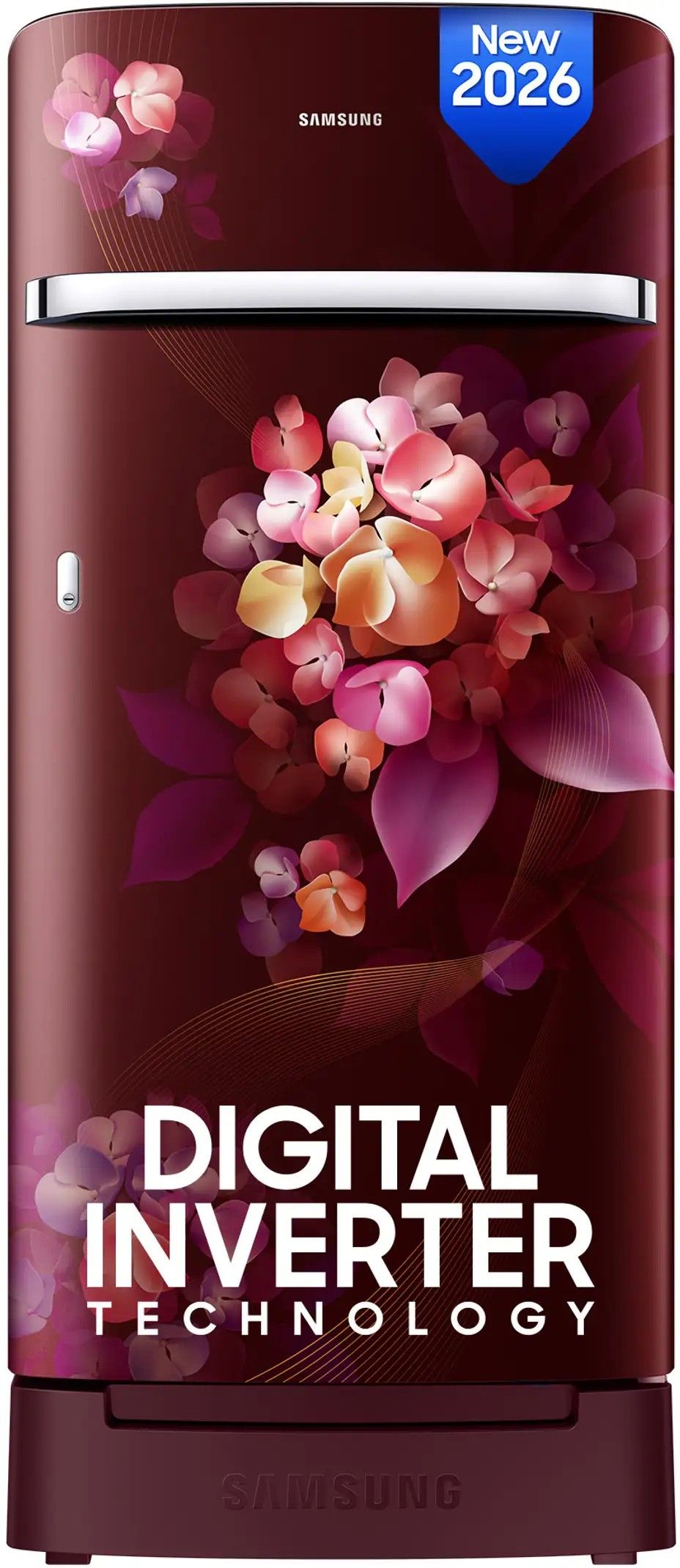 Samsung 189 L Direct Cool Single Door 4 Star Refrigerator with Base Drawer (Hydrangea Plum, RR21H2H24HT/HL)