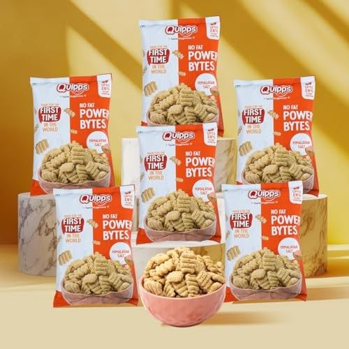 Quipps Power Bytes Himalayan Salt Pack of 6 | 60g Each