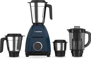 Crompton DX 750 W 750 W Juicer Mixer Grinder (ACGM-DX750W 4J | 4 Jars | Blue & Black)
