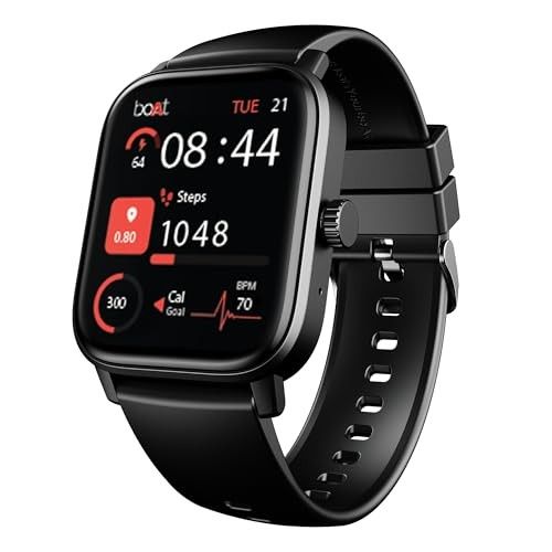 boAt Wave Call 3 Smartwatch 1.83” HD Display with Animated Watch Faces; BT Calling, Functional Crown,
