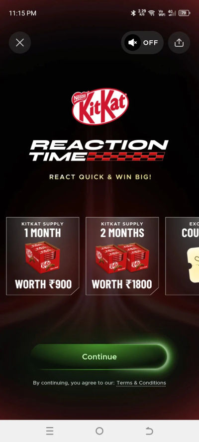 Blinkit × KitKat F1 Reaction Time - Win KitKat Supply, F1 Merchandise & More!