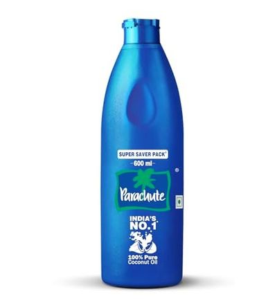 Parachute Coconut Oil Bottle, 600 ml