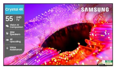 Samsung 55 inches Crystal UHD 4K Samsung Vision AI Smart TV UA55UE85AHULXL