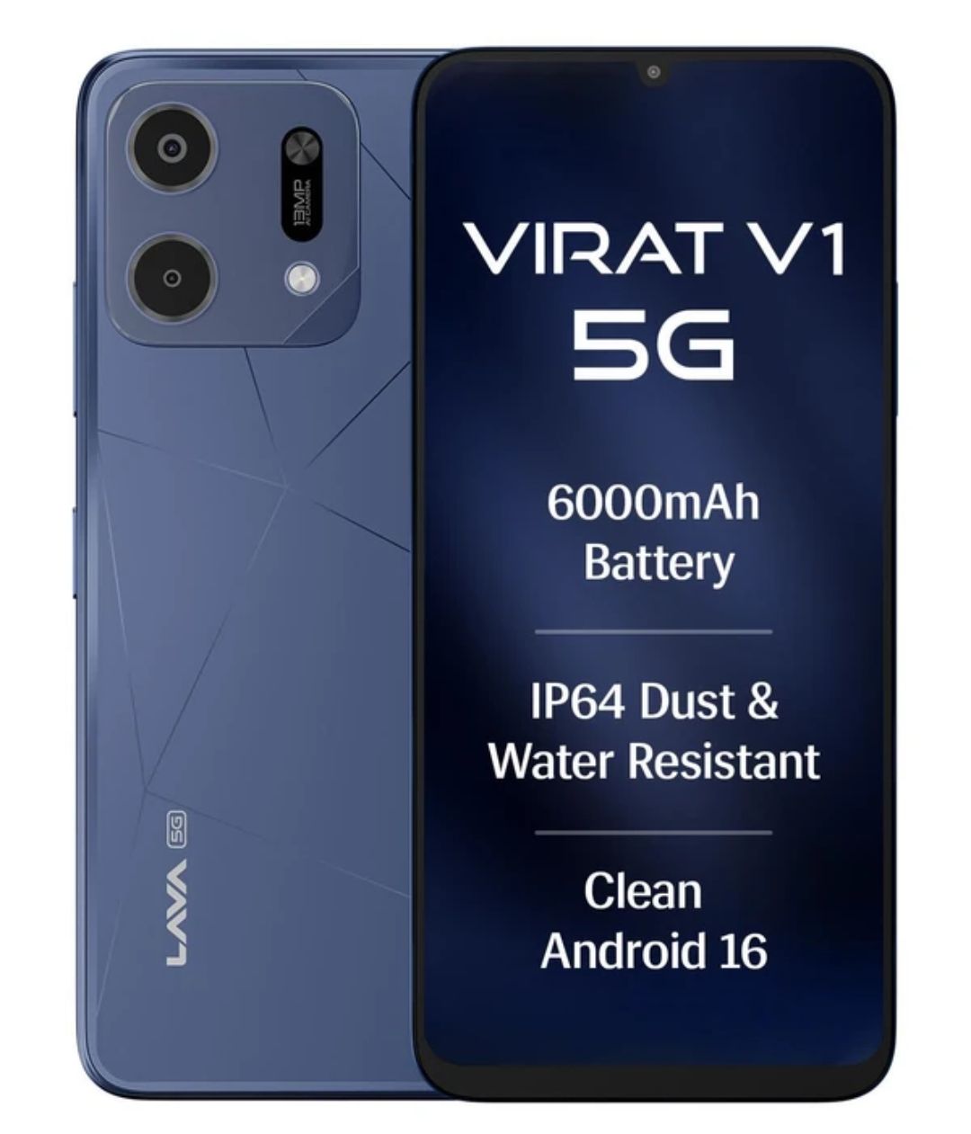 LAVA Virat V1 5G (Arya Blue, 128 GB) (4 GB RAM)