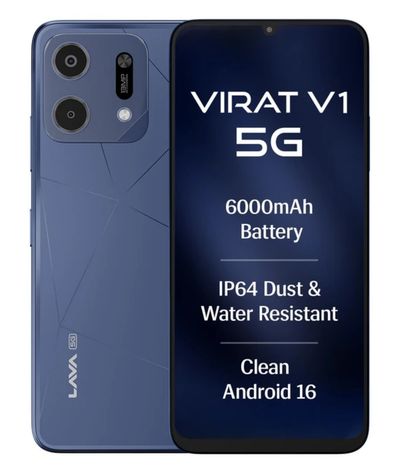 LAVA Virat V1 5G (Arya Blue, 128 GB) (4 GB RAM)