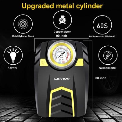 Catron 150 psi Tyre Air Pump for Car & Bike (Bleeder Valve Present)