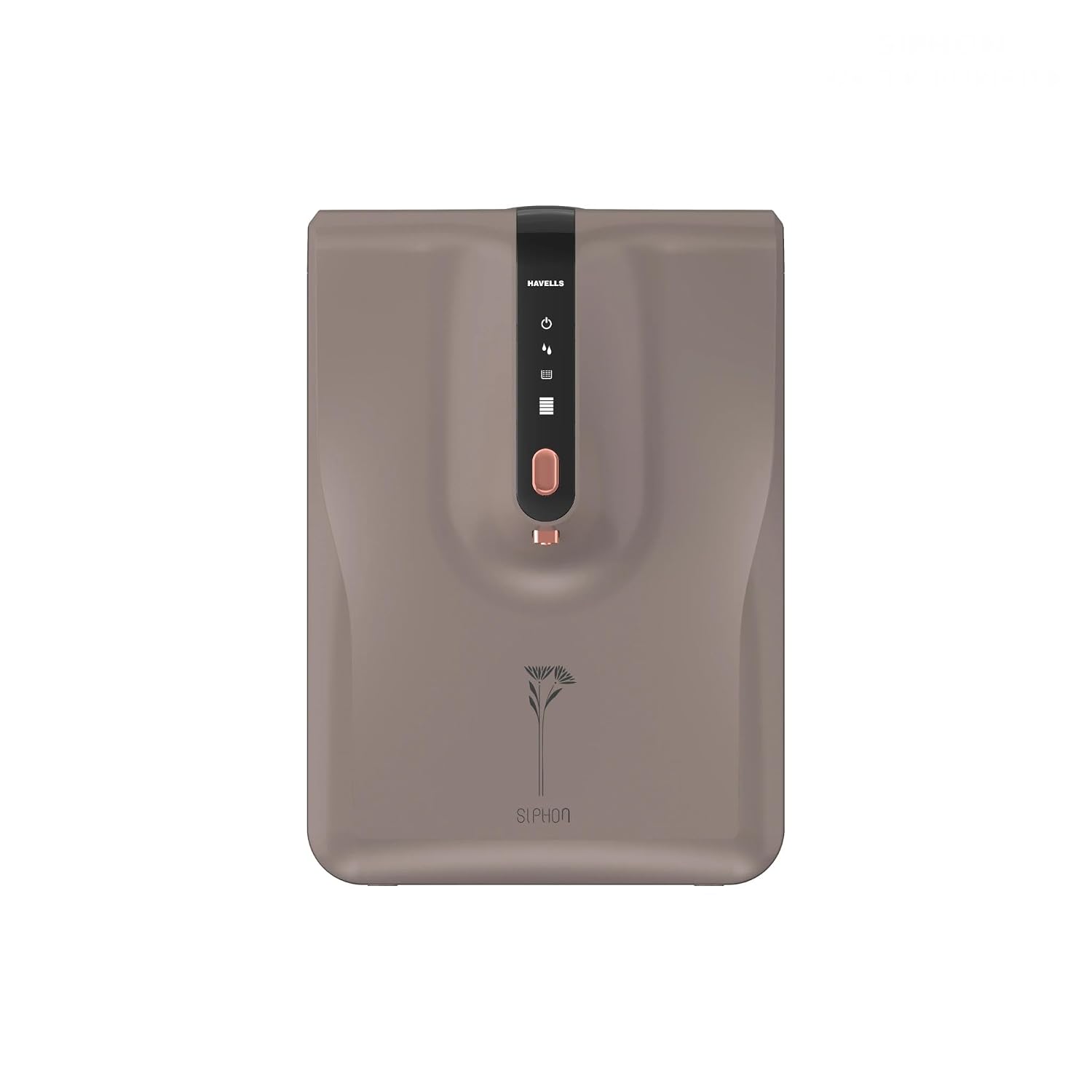 Havells Siphon Water Purifier | RO+UF | Copper+Zinc+Minerals | Free Unlimited Service Visits for 5 Yr | 7 Stage | 6.5L | Upto 2000 TDS | For Borewell, Tanker,Municipal Water Upto 2000 TDS