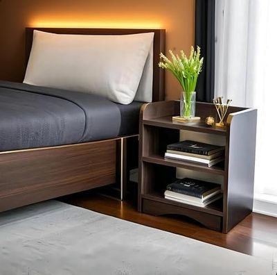 Yookeer 3-Tier Wooden Organizer Stand - Multi-Purpose End Table & Side Table