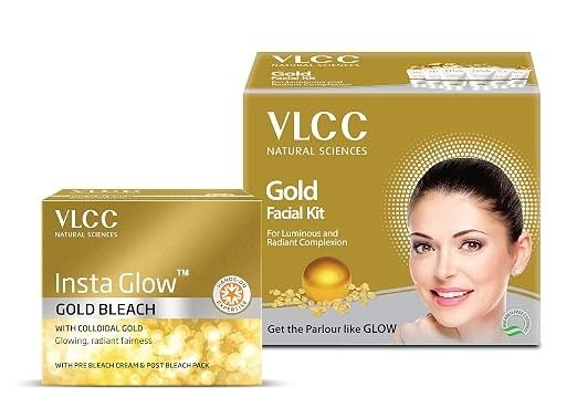 VLCC Gold Facial Kit (60 g) with Free Gold Bleach, 30 g @288