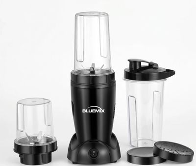 Bluemix PRO Nutri Blender with Sipper Jar 500 W Mixer Grinder (Nu...more