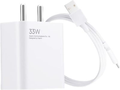 XIAOMI by Mi 33 W SonicCharge 3 A Single Port Mobile Charger with Detachable Cable (White, Cable Included)