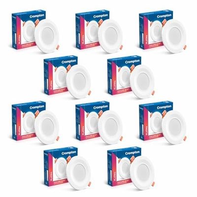 Crompton Star Lord JBNXT Junction Box Downlighter | 5W | Round | Red | Pack of 10
