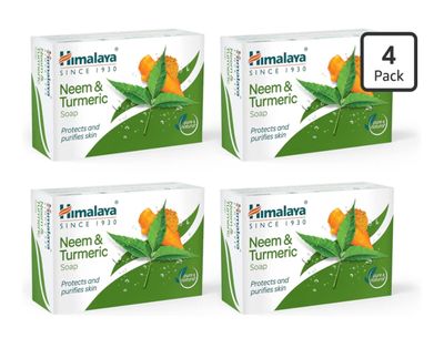 Himalaya Herbals Neem and Turmeric Soap, 125gm (Pack of 4) at 99