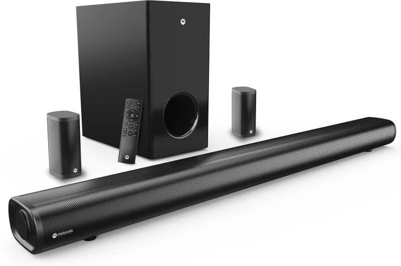 MOTOROLA AmphisoundX Vibe 500 W Bluetooth Soundbar (Black, 5.1 Channel)