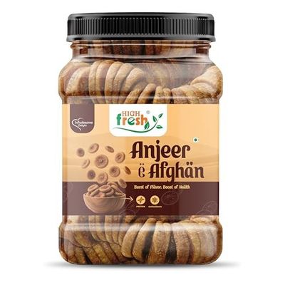 HighFresh Premium Afghani Anjeer 1KG | Soft, Juicy and Naturally Dried Figs Dry Fruits | No Added Sugar | Rich Source Of Fiber | Low in Fat | Healthy Snack