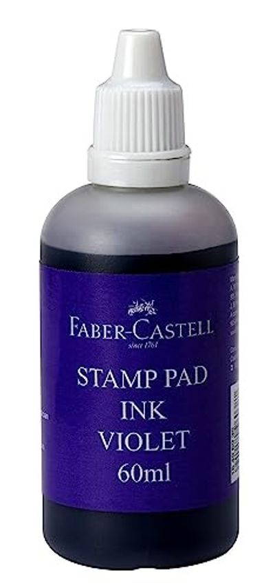 Faber-Castell Stamp Pad Ink - 60ml (Violet)