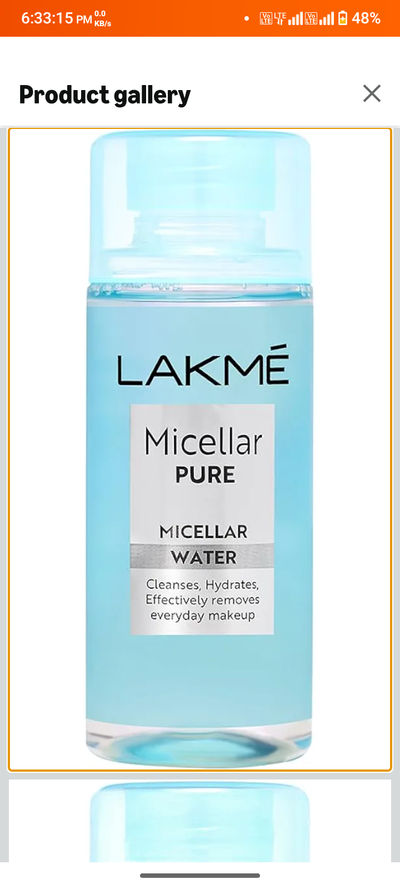 Lakme Micellar Water: Hydrating & Soothing Face Cleanser | Gentle Makeup Remover, Micellar Cleansing Water 200ml