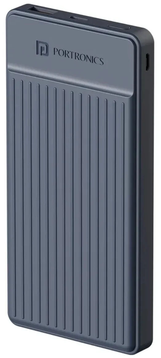 Portronics 2252 Luxcell B12 10,000mah 12W Power Bank Dark Blue