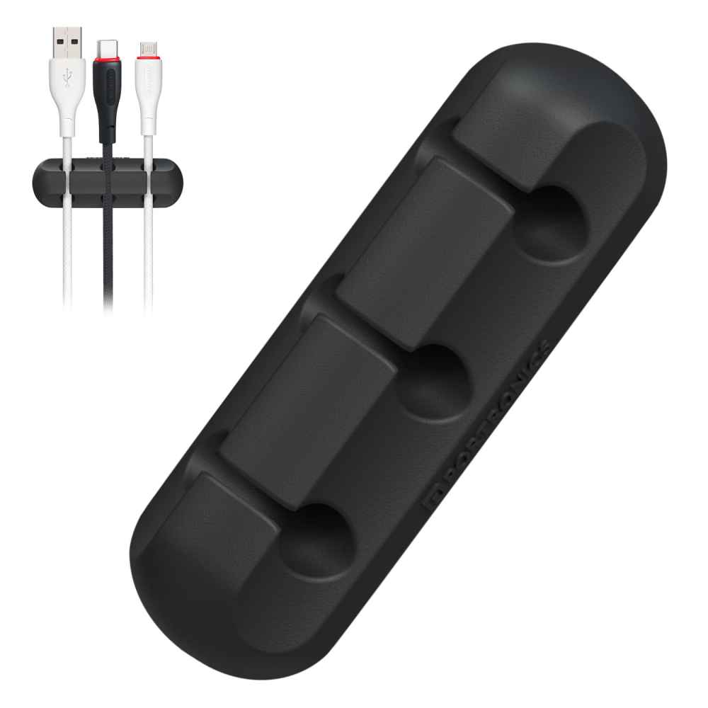 Lowest price- Portronics Griplet 3 Multipurpose Silicone Cable Organizer