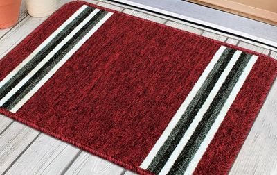 ack of 1 Nylon Bathroom Mat Anti-Skid Bath Rug | Floor Mat for Bathroom, Kitchen, Bedroo