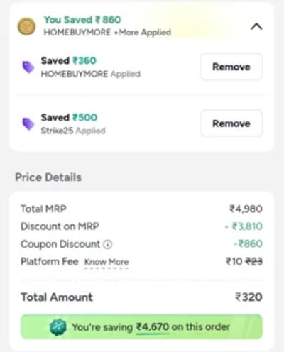 Myntra home deals: Deo dap and upto 90% off