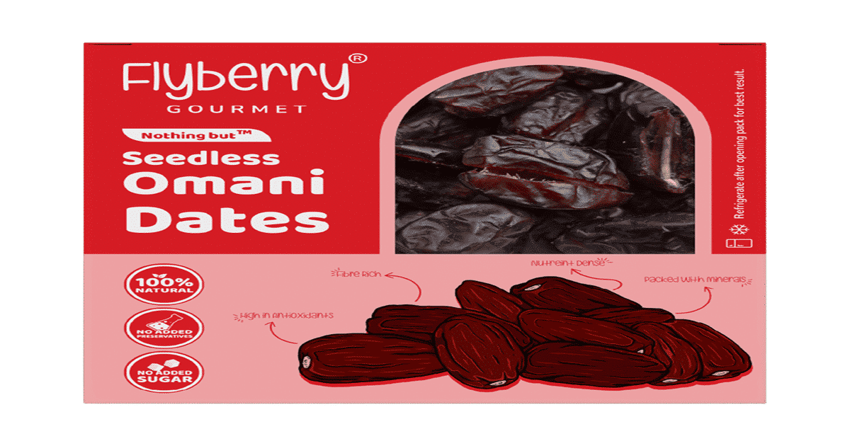 Flyberry Gourmet Seedless Omani Dates 250 g
