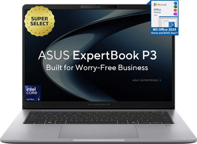 ASUS ExpertBook P3 AI PC IR Cam with 1 Yr ADP Intel Core Ultra 5 225H - (16 GB/512 GB SSD) 14" Laptop