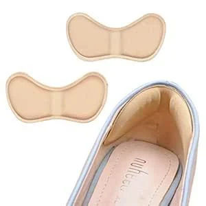 ₹1 Sample Deal: FEXMY Combo Self-Adhesive Heel Grips Liner Shoe Tightener Inserts for Loose Shoes, Shoe Bite Protector Heel Pads Snugs for Shoe Insoles, Heel Pad for Heel Pain Men Women/1*Pair (Heel Liner Skin)