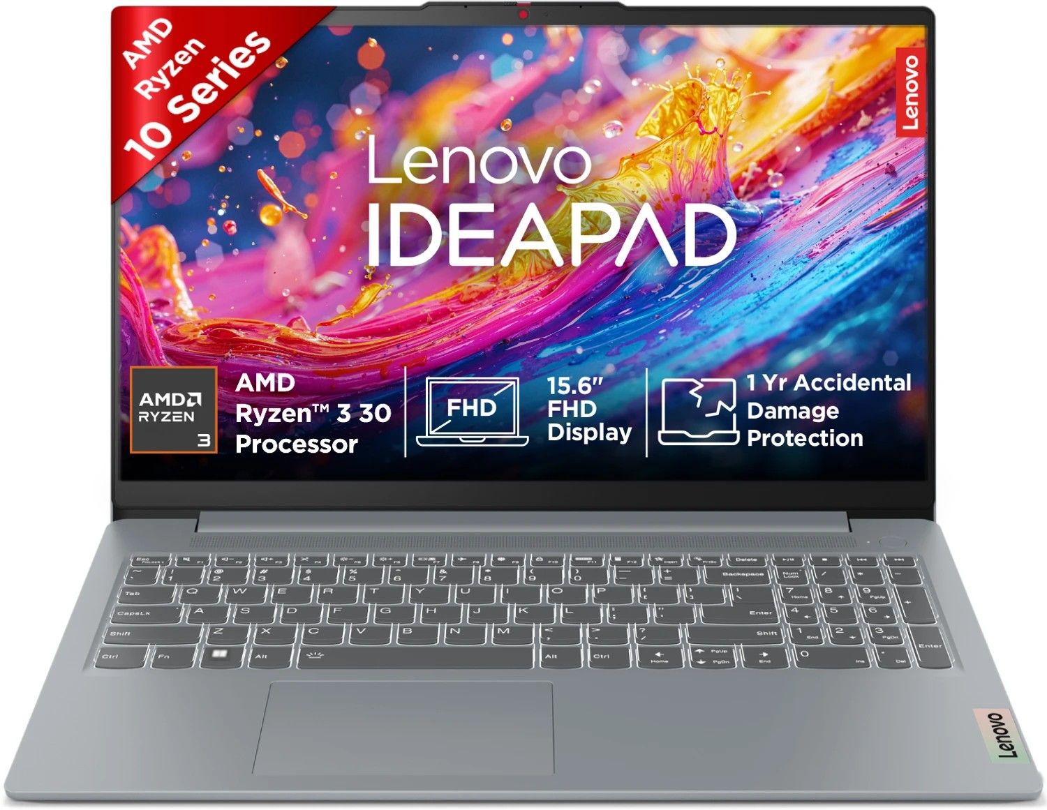 Lenovo IdeaPad Slim 3 AMD Ryzen 3 30 - (16 GB/512 GB SSD/Windows ...more