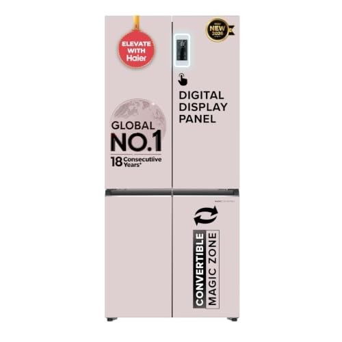 Haier 520 L 3 Star Lumiere Frost Free Triple Inverter French Door Side by Side Refrigerator