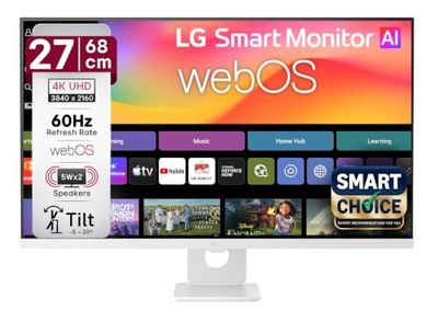 [Coupon + SBI CC] LG 27″ 4K UHD IPS Smart Monitor