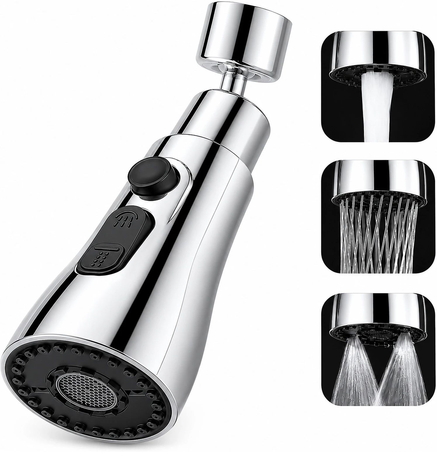HomeBasic Flexible Tap Extender @ ₹148 Only | 360° Rotating Faucet Attachment | Water Saving & Splash-Proof!