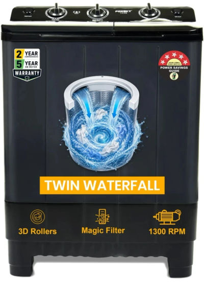FoxSky 7.5Kg Semi Automatic Washing Machine