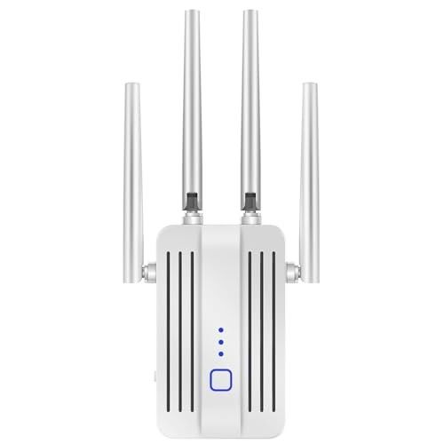 Trenzu WiFi Range Extender 300Mbps High-Speed Booster | 2.4GHz Long-Range WiFi Repeater for Home & Office | Boosts Router Signal, Covers 10m, Supports 10 Devices | Easy Plug & Play Setup