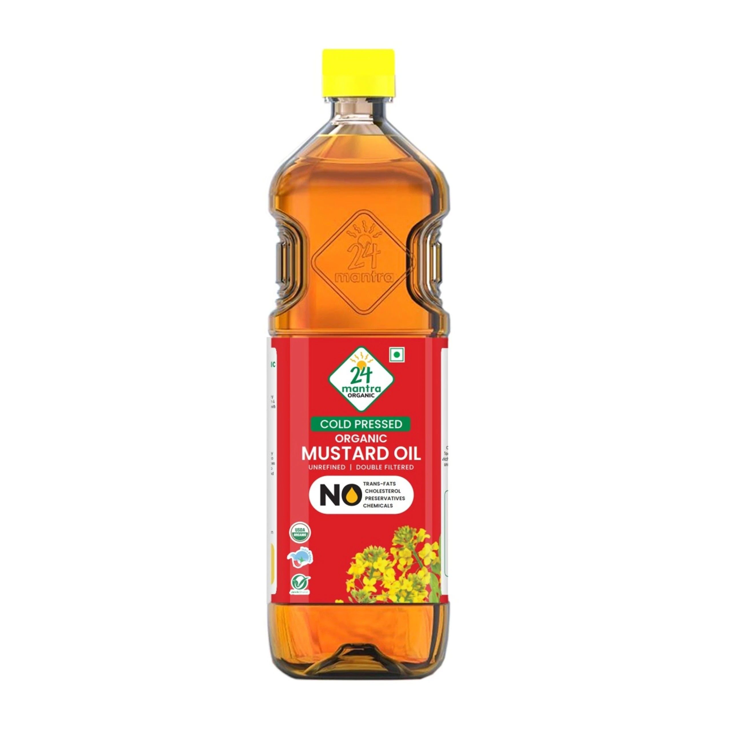 24 Mantra Mustard (Sarson) Cold Pressed Oil | Organic Healthy Cooking Oil ,hyperlocal