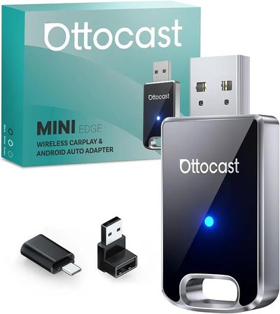 OTTOCAST Mini Edge 2in1 Wireless Carplay Adapter